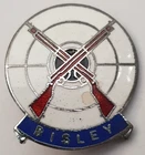 Bisley rifle Club Vintage Enamel Shooting Badge.