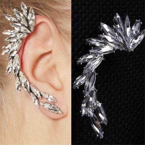 Fashion Women Lady Clip Ear Cuff Stud Punk Wrap Cartilage Earring Jewelry Gift - Picture 3 of 18