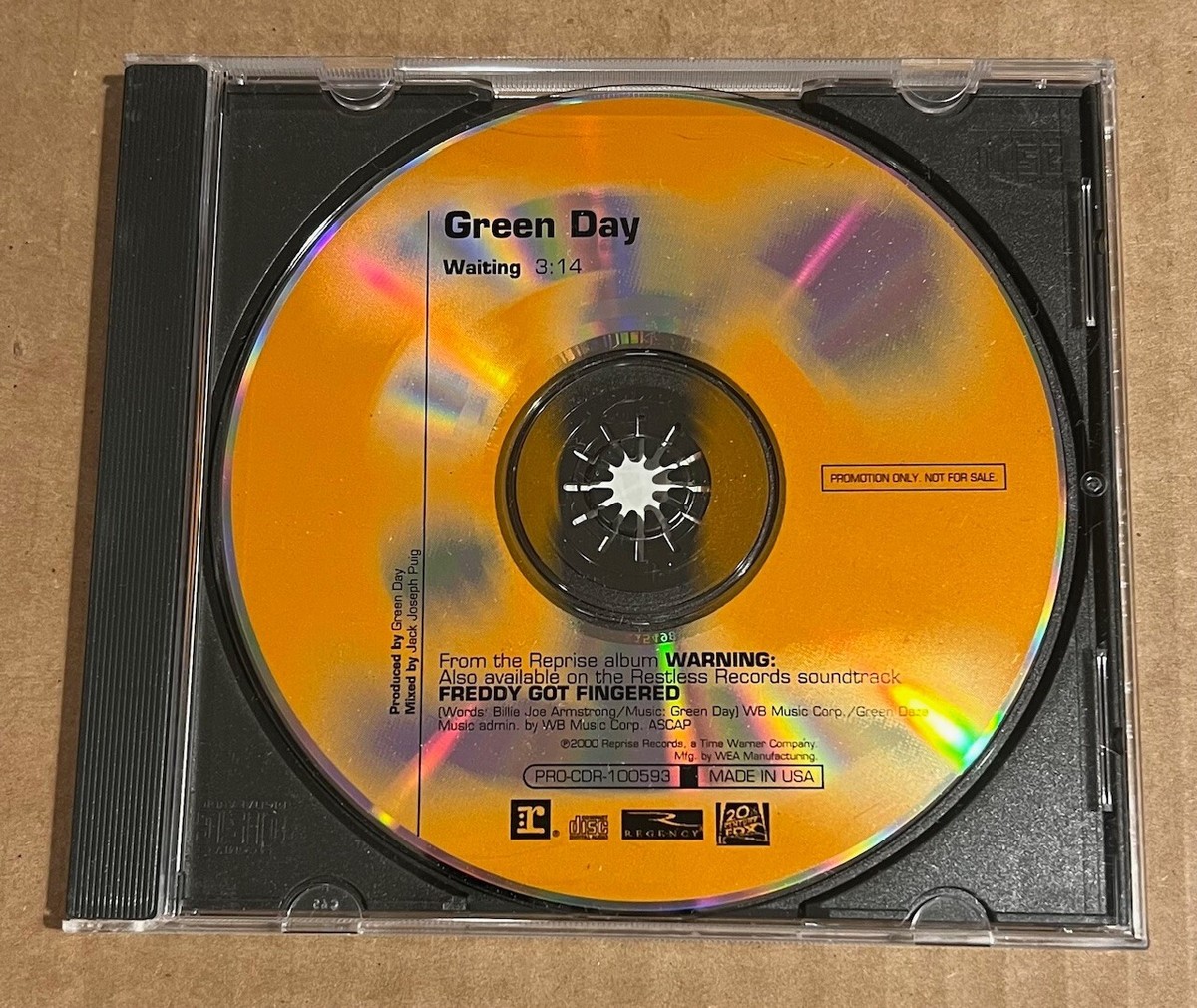 Green Day - Waiting RARE promo radio only CD single '00 | eBay