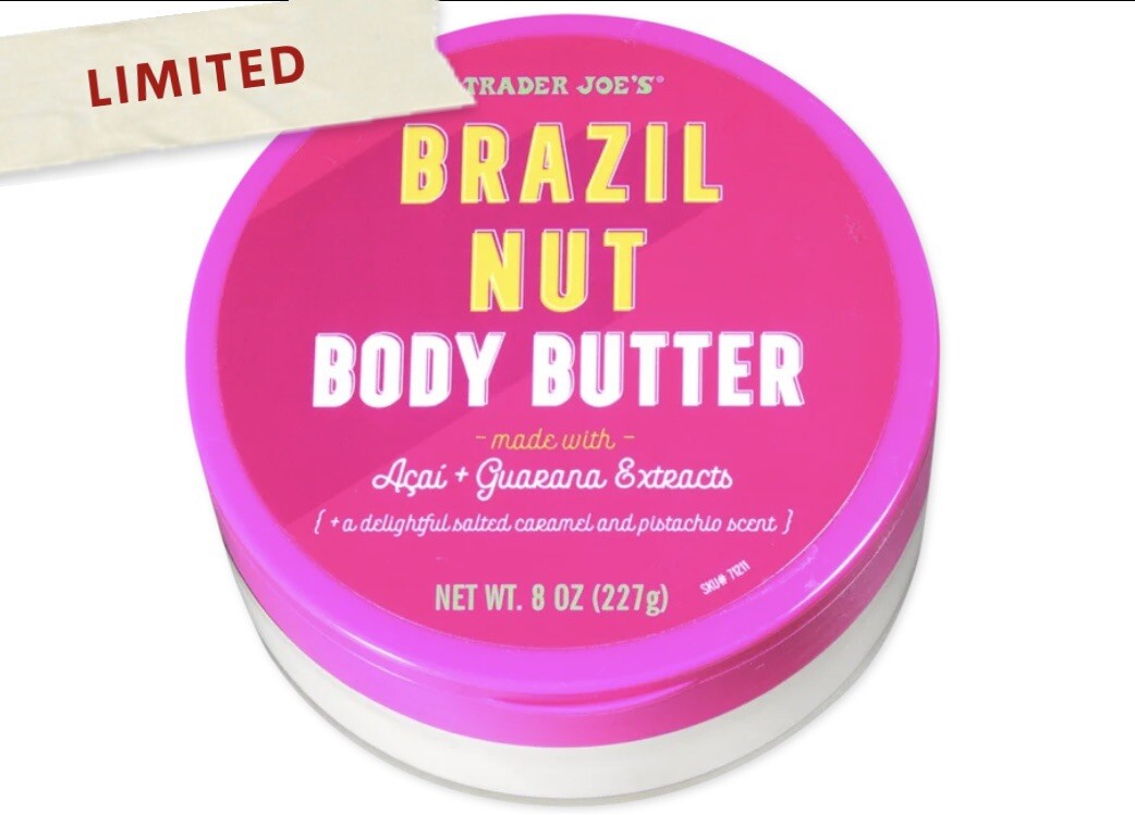 ✨Trader Joe&rsquo;s Brazil Nut Body Butter Cream✨BUM BUM Dupe 🔥8 oz-Limited‼️