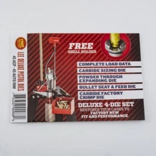 Lee 90968 Deluxe 4 Die Carbide Set