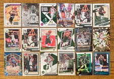 Giannis Antetokounmpo Mixed card Lot of 18 Cards Milwaukee Bucks No Duplicates