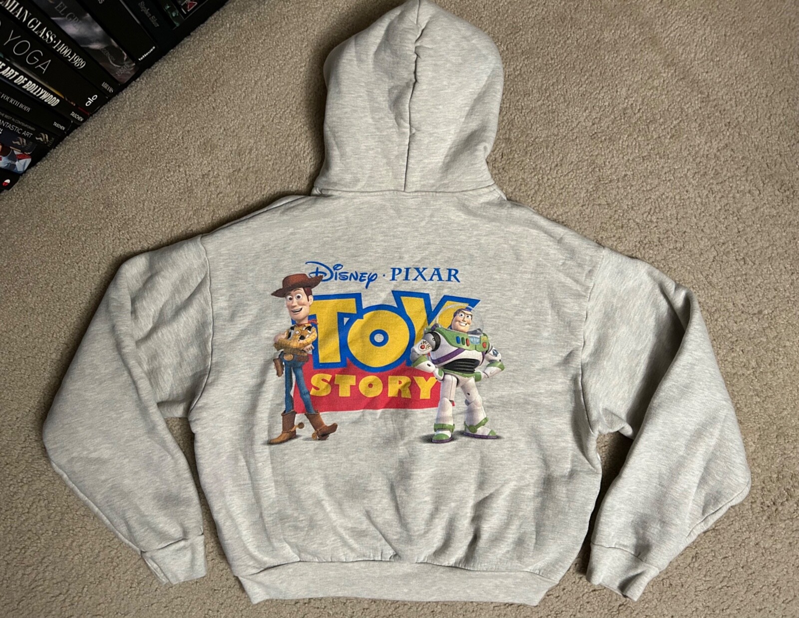 DISNEY Pixar X MADHAPPY Toy Story grey Hoodie Sweatsh… Gem