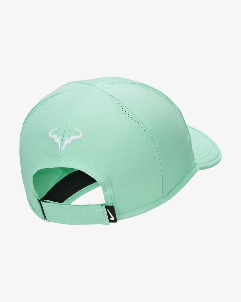 NIKE RAFAEL NADAL HAT RAFA CAP MINT GREEN WHITE BULL DRI-FIT