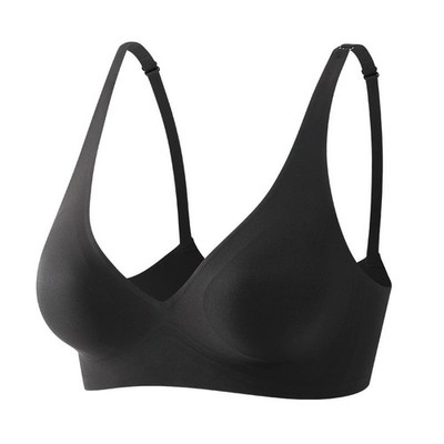 FINETOO Soft Wireless Bra Women Deep V Bras Sexy Bralette Padded Bra S-XL Female