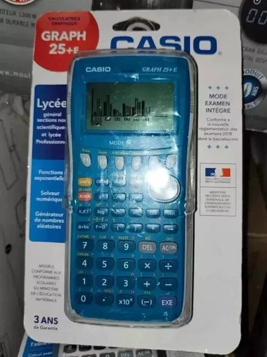 Casio Graph 25+E - Calculatrice Graphique / Mode examen - NEUVE