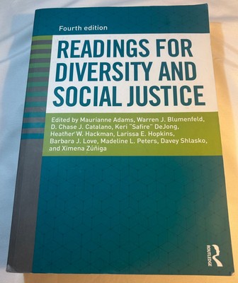 Readings for Diversity and Social Justice Paperback  Fourth Edition