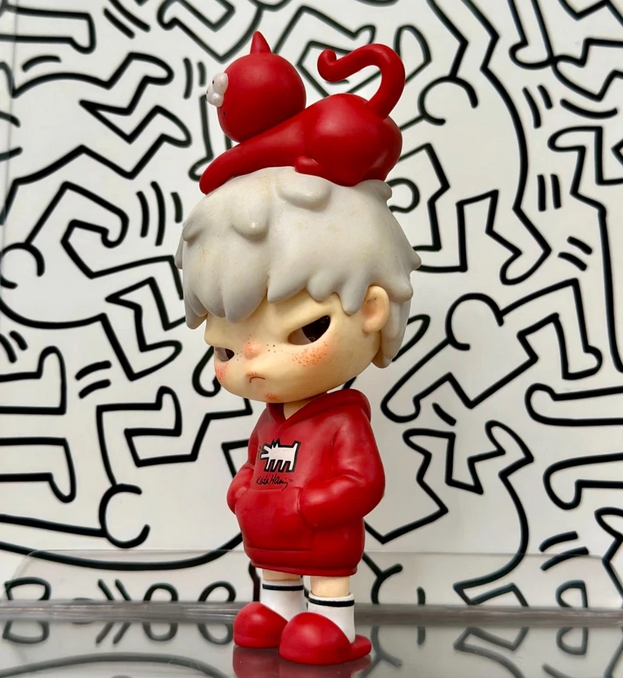 Hirono × Keith Haring Figure Doll Toy Gift New Sealed Limited Edition Authentic - Image 3 of 4
