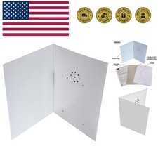 Voice Recordable Greeting Card, 40 Seconds Recording with Replaceable Batteri...