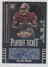 2014 Panini Contenders Playoff Ticket 145/199 Silas Redd (Sec Row Seat) Auto d4y