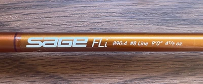 SAGE Fly Fishing Rod 9 ft Item Fishing Rods 8 wt Line Weight