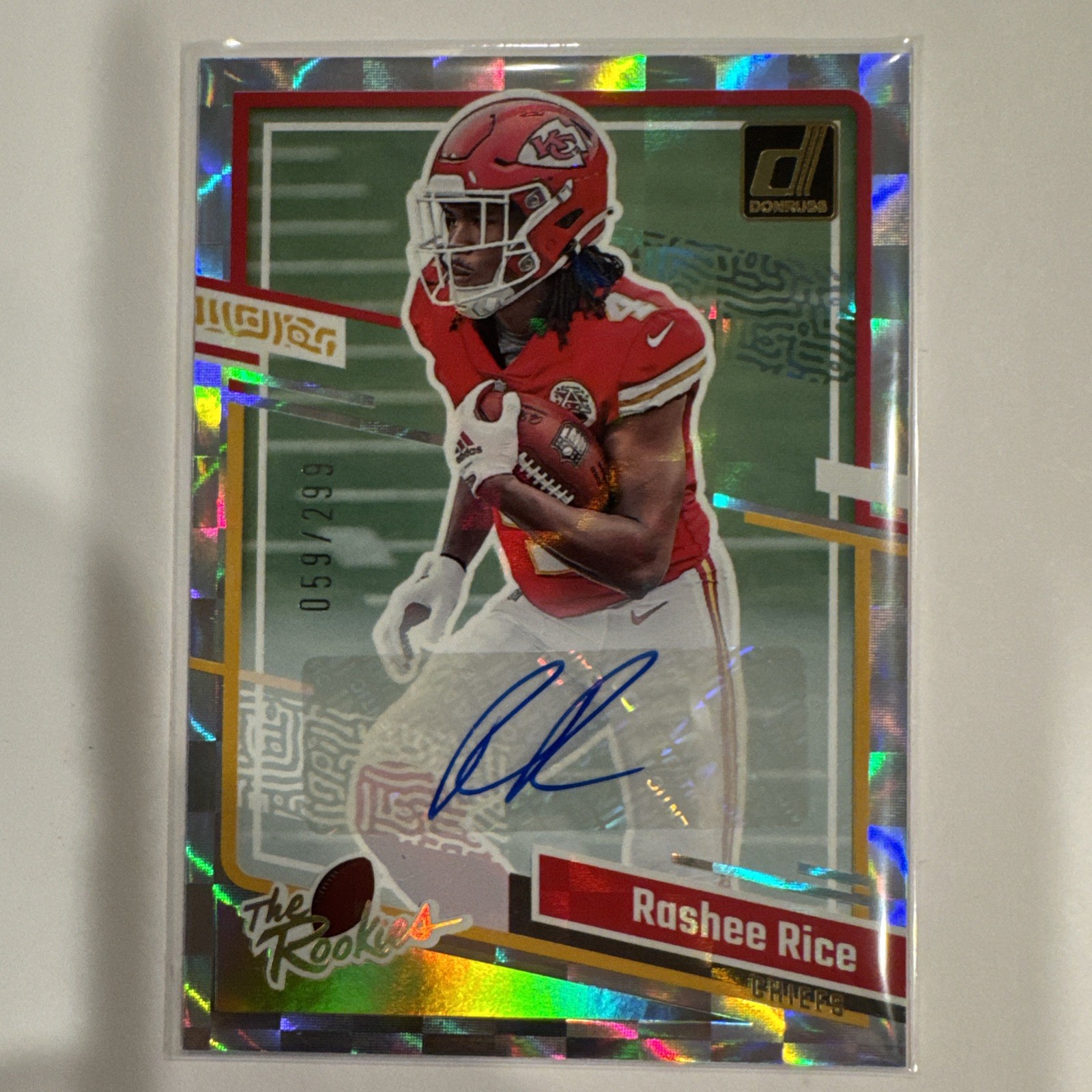 2023 Panini Donruss - The Rookies Rashee Rice #17 Autographs /299 (AU, RC)