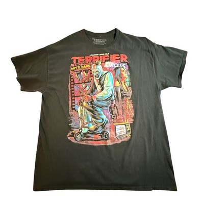 Terrifier Art the Clown Terror Threads Horror Movie Graphic Tee Black XL Circus