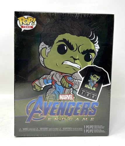 Funko Pop & Tee Shirt (LARGE) AVENGERS ENDGAME HULK #451 ~ Hot Topic Exclusive