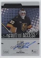 2023-24 Upper Deck Credentials Debut Ticket Access 43/299 Jiri Patera Auto 1e7g