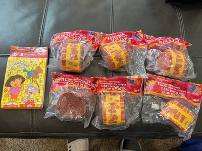 Dora the explorer Birthday Party Supplies 7 Pce  Multi-color NOS