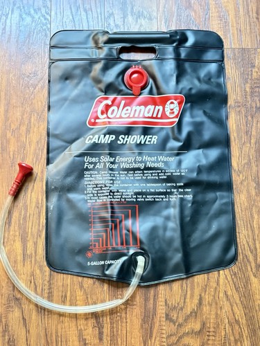 Coleman 5 Gallon Solar Energy Shower Camp Camping Hiking Beach Party