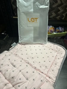 Lee And Town  Baby High chair Stroller Insert..pink And Grey..new