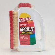 Vintage Resolve High Traffic Carpet Cleaning Granules with Brush Sealed New