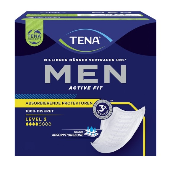 Tena Herren Inkontinenzhygiene, Men Einlagen Bei Blaseninkontinenz Level 2 (20X) - Bild 2
