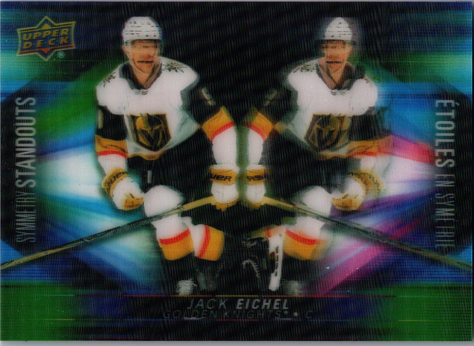 Jack Eichel #3D-10 Symmetry Standouts 2023-24 Tim Hortons Vegas Golden Knights