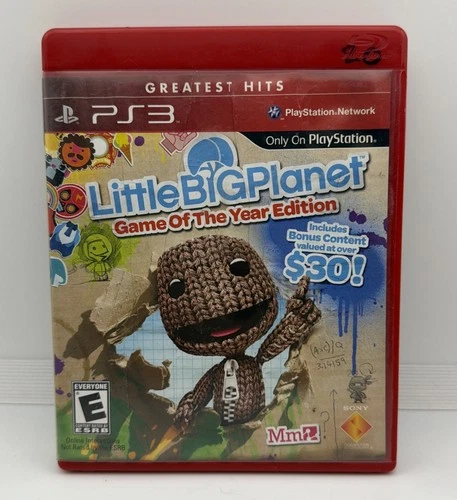 Little Big Planet Game of the Year Edition (Sony PlayStation 3, PS3) Great Disc!