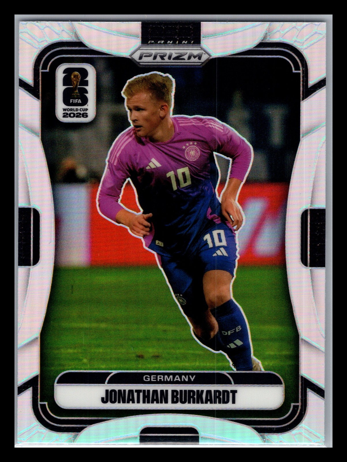Jonathan Burkardt 2026 Panini Prizm FIFA World Cup #62 Silver Prizms Germany