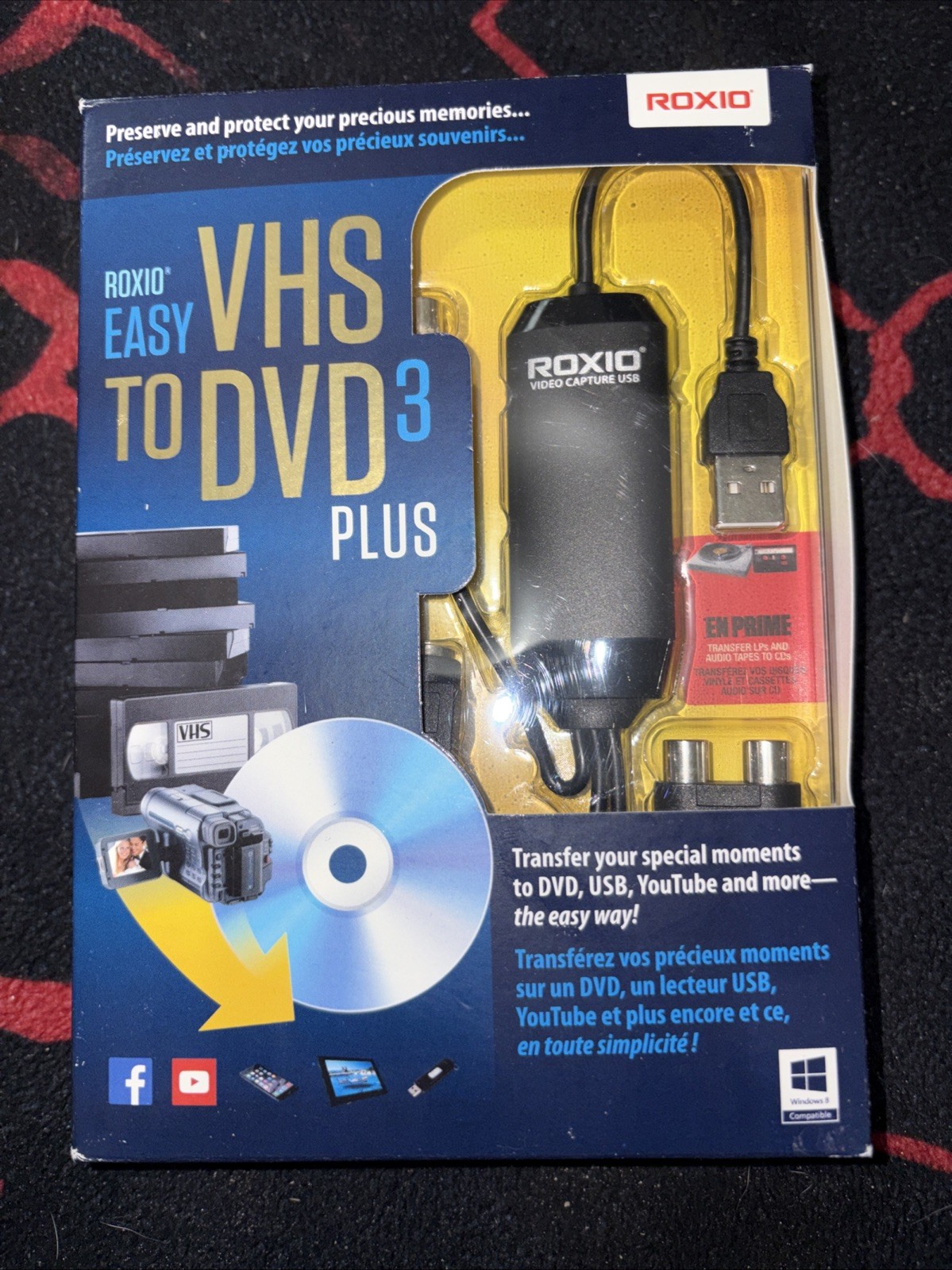 Roxio Easy VHS to DVD 3 Plus Converter - 251000BB