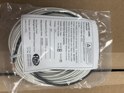 #ad #ad RHS 64 200 Resistance Heater Wire 115V 340quot; $40.00