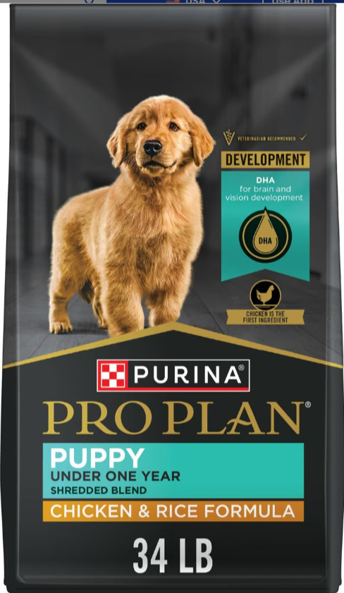 For Under 1 Year, Real Chicken & Rice, 34 Lb