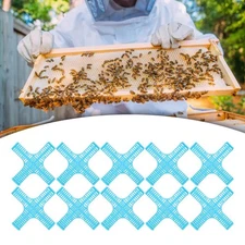 10x Queen Bee Cages Beekeepings Tools Cross Shape High Performance Easy to Use