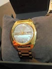 Rare Large 40mm Vintage SEIKO 7006-8059 jewels Mens Automatic  wrist  7.5"