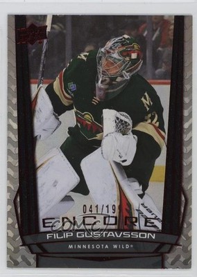 2025-26 Upper Deck Series 1 Encore Red 41/199 Filip Gustavsson #E-27 1s66