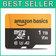 High-Speed 1TB MicroSDXC Card - Waterproof, Shockproof