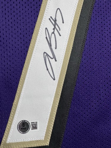 Rashod Bateman Signed Autograph Custom Jersey - Beckett Coa - Baltimore Ravens - Picture 3 of 5