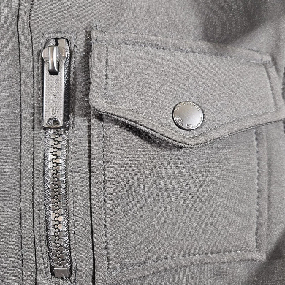 Chaqueta con Capucha Ben Sherman Niños Pequeña (8) Negra Desmontable Capucha Bolsillo con Cremallera Foto 2 de 4