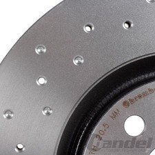 BandelOne Bremsscheiben 257mm + Beläge Vorne - Komplettset Für Fiat Grande/Punto/EVO