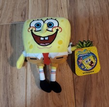 NWT 7" Nickelodeon Spongebob Squarepants Animal Stuffed Plush Toy 2013 NANCO