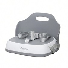 Portable Folding Booster Seat for Baby, 3-Point Belts, Kids Supplies, Xmas Gift