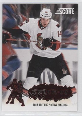 2013-14 Score Check-It Colin Greening #CI-17 0a1