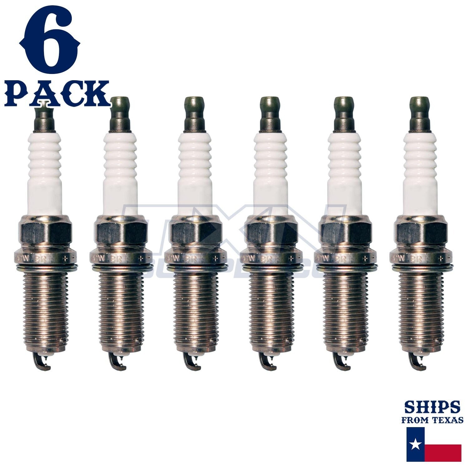 6 Pack Denso 4704 Iridium TT Spark Plugs IKH20TT