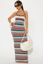 Lynette Striped Maxi Dress(Multi Color)-Fashion Nova|38246