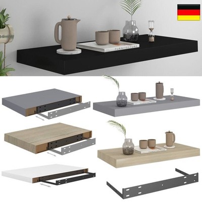Modernes Holz Wandboard freiwebend Wandregal Schweberegal Hängeregal Farbwahl