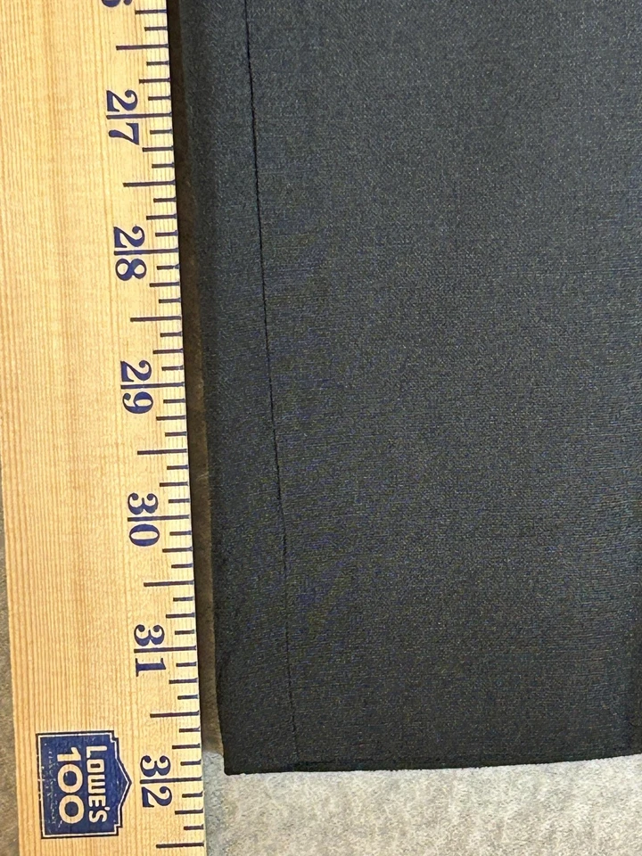 Pantalones elásticos de lana de alto rendimiento negros 34x32 Lauren Ralph Lauren para hombre Foto 4 de 4