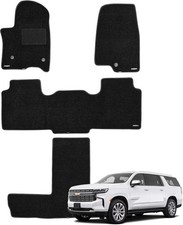 Superior Carpet Floor Mats For 2021-2026 Chevrolet Suburban 7 Seats