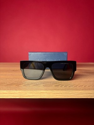 Louis Vuitton Z2125W Sunglasses Black Gold LV Logo 54□19 155