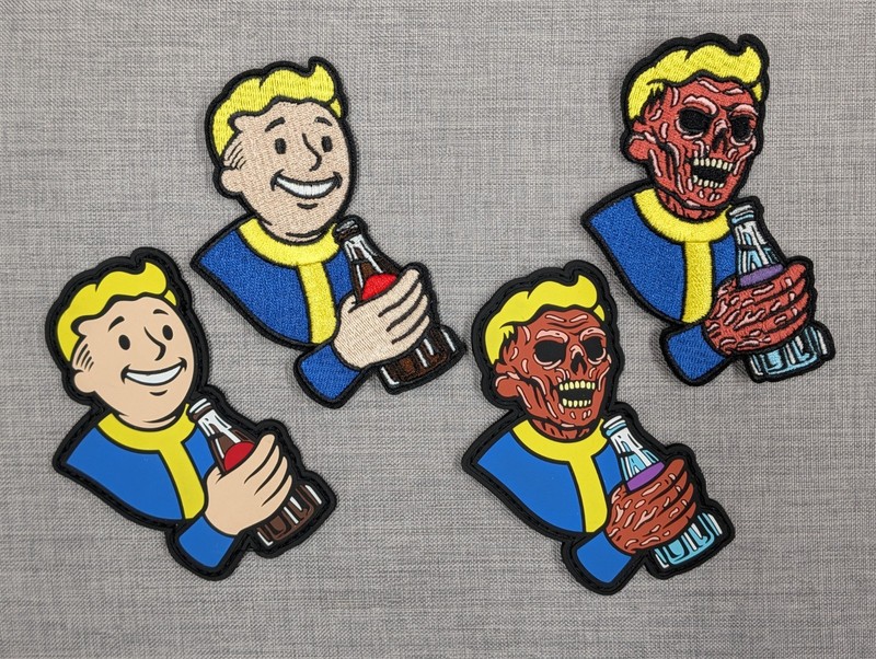Wasteland Kooks Fallout / Nuka / Vault Misfortunes Patch set - FREE shipping
