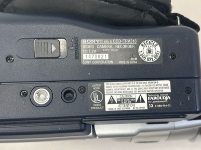 Sony Handycam CCD-TRV318 Video Hi8 Camcorder Nightshot W
