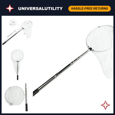 Insect Butterfly Net - 12" Ring, 24" Deep, Extendable Handle 59" - Catch Bugs