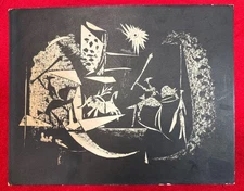 Pablo Picasso, Toreros, Vintage Very Rare Lithograph 1961 Mourlot Frères